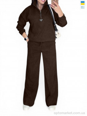 Купить Костюм жіночі 212 шоколад Alisa Brand коричневий