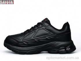 Купить Кросівки унісекс 2123-1 Sayota чорний