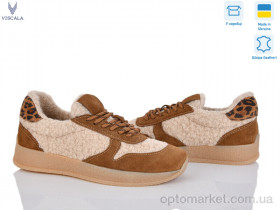 Купить Кросівки жіночі 21263 руд. VL корич.хутро Viscala коричневий