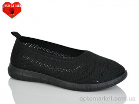 Купить Балетки жіночі 229-1 Jiao Li Mei чорний