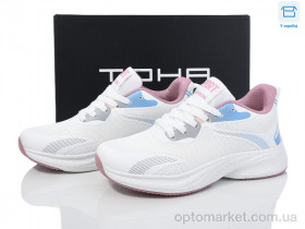 Купить Кросівки жіночі 229 white taro pink TOHA білий