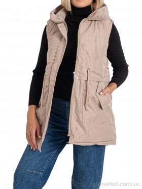 Купить Жилетка жіночі 2317 бежевий Sport style бежевий