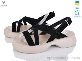 Купить Босоніжки жіночі 23938-176 ч.з. Viscala чорний