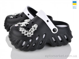 Купить Крокси жіночі 24505-361A Luck Line чорний