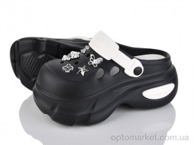 Купить Крокси жіночі 24506-361B Luck Line чорний