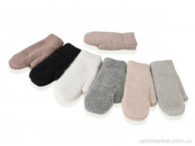 Купить Рукавиці жіночі 2461 (кролик) mix Anjela мікс