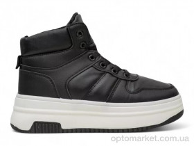 Купить Кросівки жіночі 248RAM014 чорно-білий Massmag чорний