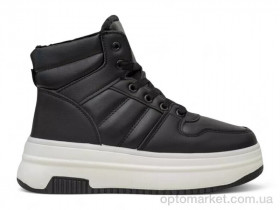 Купить Кросівки жіночі 248RAM022 чорно-білий Massmag чорний