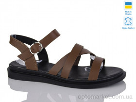 Купить Босоніжки жіночі 2601 карамель к. Sali коричневий