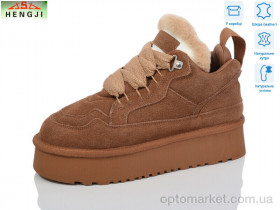 Купить Черевики жіночі 273-2-2 Hengji коричневий