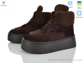 Купить Черевики жіночі 27404-1 кор. VL з. Viscala коричневий