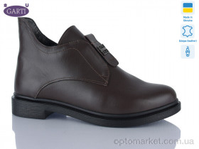 Купить Черевики жіночі 281 корич шкіра Garti коричневий