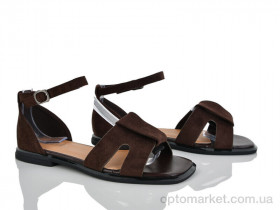 Купить Босоніжки жіночі 2817-34 LianZuXiang коричневий