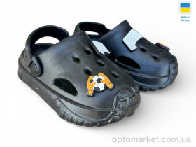 Купить Крокси дитячі 3001 чорний Verta чорний