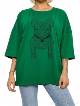 Купить Футболка жіночі 3008 т.зелений Massmag зелений