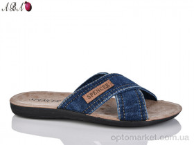 Купить Шльопанці чоловічі 301 синій Spencer синій