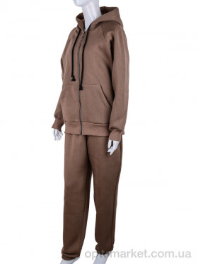 Купить Спортивний костюм жіночі 3015 l.brown Baldoria коричневий