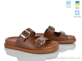 Купить Шльопанці жіночі 307-43 Ailinda коричневий