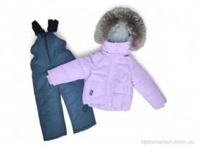 Купить Комплекти дитячі дитячі 3215 куртка-напівкомбінезон бузковий Broney Kids фіолетовий