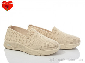 Купить Сліпони жіночі 329-5 Jiao Li Mei бежевий