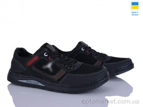 Купить Кросівки чоловічі 333 чорний-коричневий SunShine чорний