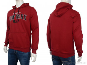 Купить Батник чоловічі 3482-WY4 bordo Intellectual бордовий