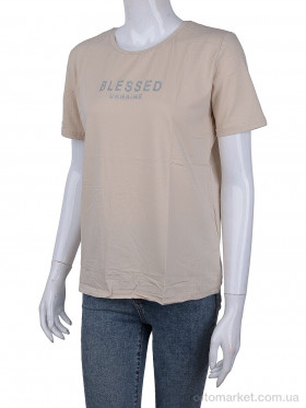 Купить Футболка жіночі 3488-2303-2 beige Wildeness бежевий