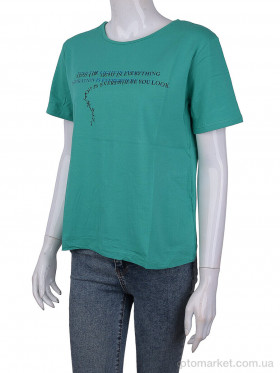 Купить Футболка жіночі 3488-2304-3 green Wildeness зелений