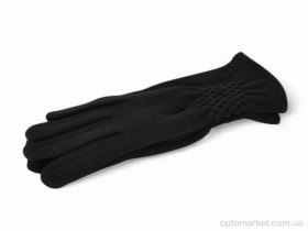 Купить Рукавички жіночі 35-1 трикотаж black Paidi чорний