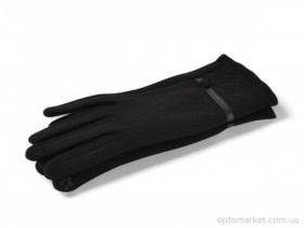 Купить Рукавички жіночі 35-3 трикотаж black Paidi чорний