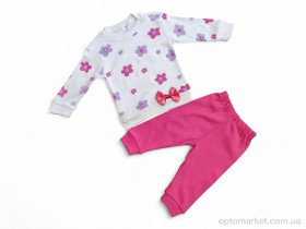 Купить Пижама дитячі 35651 рожевий реглан-штани Giddy Kids рожевий