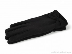 Купить Рукавички жіночі 36-8 трикотаж black Paidi чорний