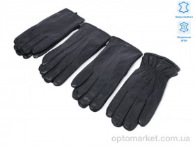Купить Рукавички чоловічі 365-3 шкіра кролик mix Number one чорний