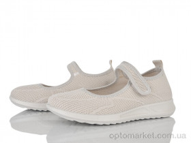 Купить Балетки жіночі 369-669 Бабочка-Mengfuna-AESD бежевий