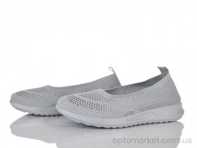 Купить Балетки жіночі 369-713 Бабочка-Mengfuna-AESD сірий
