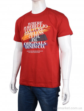 Купить Футболка чоловічі 3707-087-5 red Daniel Jones червоний