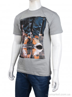 Купить Футболка чоловічі 3707-099-3 grey Daniel Jones сірий