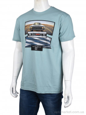 Купить Футболка чоловічі 3707-114-5 green Daniel Jones зелений