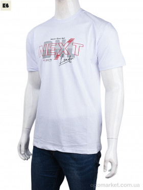 Купить Футболка чоловічі 3707-130 white Daniel Jones білий