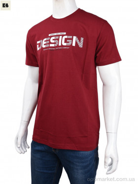 Купить Футболка чоловічі 3707-69-3 bordo Daniel Jones бордовий