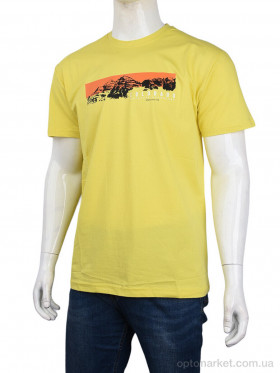Купить Футболка чоловічі 3707-82-1 yellow Daniel Jones жовтий