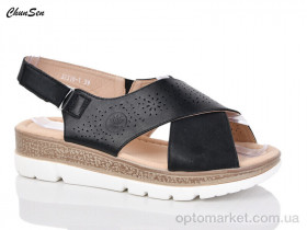 Купить Босоніжки жіночі 37318-1 Chunsen чорний