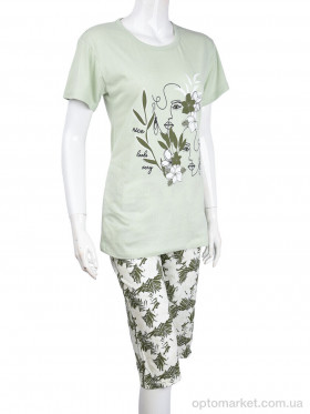 Купить Пижама жіночі 3744 (04046) green Rinda зелений