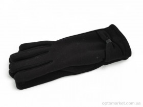 Купить Рукавички жіночі 38-5 трикотаж black Paidi чорний