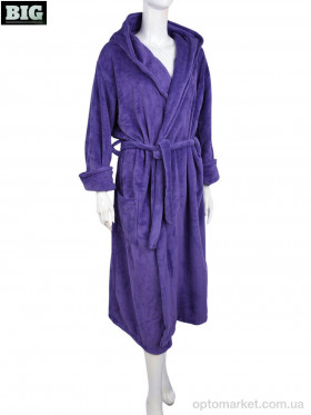 Купить Халат унісекс 3829-3 violet BIG фіолетовий