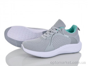 Купить Кросівки жіночі 384-442 Бабочка-Mengfuna-AESD сірий