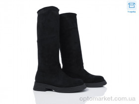 Купить Чоботи жіночі 3906-H93A31-2 Башили чорний