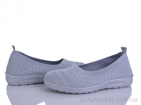 Купить Балетки жіночі 394-614 Бабочка-Mengfuna-AESD сірий
