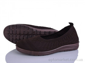 Купить Балетки жіночі 394-618 Бабочка-Mengfuna-AESD коричневий