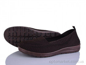 Купить Балетки жіночі 394-624 Бабочка-Mengfuna-AESD коричневий